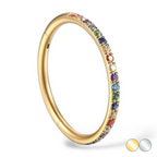 Clicker wysadzanymi kolorowymi kryształkami