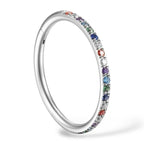 Clicker wysadzanymi kolorowymi kryształkami